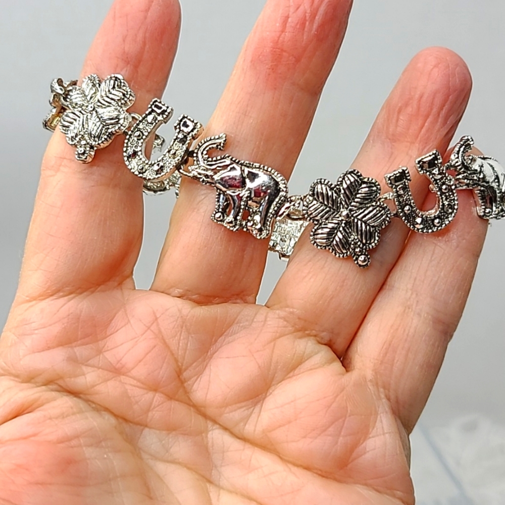 Elephant Charm Bracelet